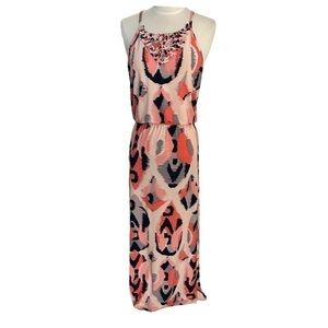 Banana Republic multi-color maxi dress size S